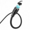 Καλώδιο σύνδεσης Hoco X52 Sereno USB σε Micro-USB 2.4A με Μαγνητικό Αποσπώμενο Βύσμα Μαύρο 1m