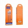 Καλώδιο Σύνδεσης Hoco X65 Prime USB σε Micro USB για Γρήγορη Φόρτιση και Μεταφορά Δεδομένων 2.4A Μπλε 1m
