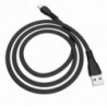 Καλώδιο σύνδεσης Hoco X40 Noah USB σε Lightning Fast Charging 2.4A Μαύρο 1m