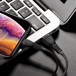 Καλώδιο σύνδεσης Hoco X40 Noah USB σε Lightning Fast Charging 2.4A Μαύρο 1m