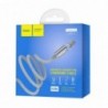 Καλώδιο σύνδεσης Hoco U40A Magnetic USB σε USB-C με μεταλλικό βύσμα Μεταλλικό Γκρι 1m