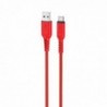 Καλώδιο σύνδεσης Hoco X59 Victory USB σε Lightning 2.4A με Εύκαμπτο Βύσμα και Braided Καλώδιο Κόκκινο 1m