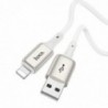 Καλώδιο σύνδεσης Hoco X66 Howdy USB σε Lightning 2.4A Λευκό 1m
