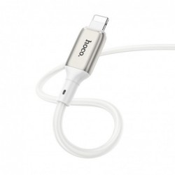 Καλώδιο σύνδεσης Hoco X66 Howdy USB σε Lightning 2.4A Λευκό 1m