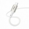 Καλώδιο σύνδεσης Hoco X66 Howdy USB σε Lightning 2.4A Λευκό 1m