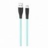 Καλώδιο σύνδεσης Hoco X42 USB σε USB-C 2.4A Fast Charging με Ανθεκτική Σιλικόνη 1m Πράσινο