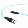Καλώδιο σύνδεσης Hoco X42 USB σε USB-C 2.4A Fast Charging με Ανθεκτική Σιλικόνη 1m Πράσινο