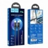 Καλώδιο σύνδεσης Hoco X14 Double Speed PD USB-C σε Lightning 20W 3.0A Fast Charging Μαύρο 2m με Braided Καλώδιο