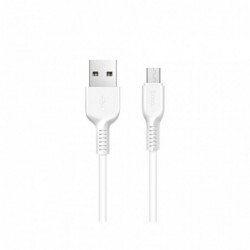 Καλώδιο σύνδεσης Hoco X20 Flash USB σε Micro-USB 2.0A Λευκό 1m