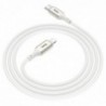 Καλώδιο σύνδεσης Hoco X66 Howdy PD 20W USB-C σε Lightning 2.4A  Λευκό 1m