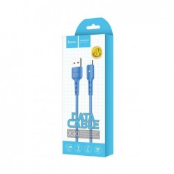 Καλώδιο σύνδεσης Hoco X30 USB σε Micro USB Μπλε με LED Ένδειξη 1.2 m