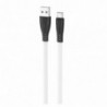 Καλώδιο σύνδεσης Hoco X42 USB σε USB-C 2.4A Fast Charging με Ανθεκτική Σιλικόνη Λευκό 1m