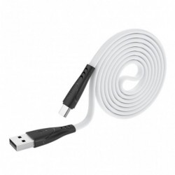 Καλώδιο σύνδεσης Hoco X42 USB σε USB-C 2.4A Fast Charging με Ανθεκτική Σιλικόνη Λευκό 1m