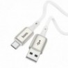 Καλώδιο σύνδεσης Hoco X66 Howdy USB σε Micro-Usb 2.4A Λευκό 1m
