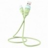 Καλώδιο σύνδεσης Desoficon CC ICA0002 1.5m 2.4A για iPhone/iPad/iPod Lightning Ανοιχτό Πράσινο - Ανοιχτό Μπλέ Apple Certified MF