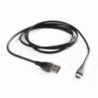 Καλώδιο Σύνδεσης Energizer Bicolor 2.4A USB-C 1.2m Μαύρο