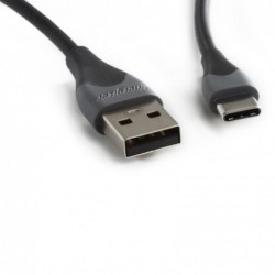 Καλώδιο Σύνδεσης Energizer Bicolor 2.4A USB-C 1.2m Μαύρο