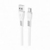 Καλώδιο σύνδεσης Hoco X40 Noah USB σε Micro-USB Fast Charging 2.4A Λευκό 1m