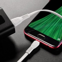 Καλώδιο σύνδεσης Hoco X40 Noah USB σε Micro-USB Fast Charging 2.4A Λευκό 1m