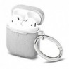 Θήκη Σιλικόνης Spigen Urban Fit Apple AirPods με Γάντζο Γκρι