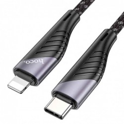 Καλώδιο σύνδεσης Hoco U95 Freeway USB-C σε Lightning Fast Charging 3.0A PD 20W Μαύρο 1.5m