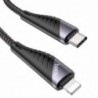 Καλώδιο σύνδεσης Hoco U95 Freeway USB-C σε Lightning Fast Charging 3.0A PD 20W Μαύρο 1.5m