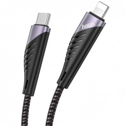 Καλώδιο σύνδεσης Hoco U95 Freeway USB-C σε Lightning Fast Charging 3.0A PD 20W Μαύρο 1.5m