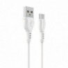 Καλώδιο σύνδεσης Borofone BX51 Triumph USB σε Micro-USB 2.4A 1μ Λευκό