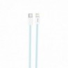 Καλώδιο σύνδεσης Hoco X68 PD True Color Braided USB-C σε Lightning 20W  Μπλέ 1m
