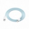 Καλώδιο σύνδεσης Hoco X68 PD True Color Braided USB-C σε Lightning 20W  Μπλέ 1m