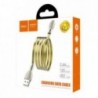 Καλώδιο σύνδεσης Hoco U52 Bright USB σε USB-C Fast Charging 2.4A Χρυσαφί 1.2m