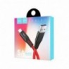 Καλώδιο σύνδεσης Κορδόνι Hoco X22 USB σε USB-C Fast Charging 5.0A Μαύρο - Κόκκινο 1m