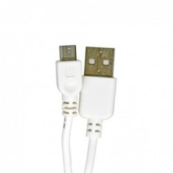 Καλώδιο σύνδεσης Ancus HiConnect USB σε Micro-USB 1A Λευκό 0.60m με Ροζ Βελούδινο Πουγκί Αποθήκευσης Συσκευών