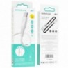Καλώδιο σύνδεσης Borofone BX47 Coolway USB σε USB-C 3.0A 1μ Λευκό