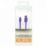 Καλώδιο σύνδεσης Κορδόνι Ancus USB σε Micro USB με Ενισχυμένες Επαφές Μώβ