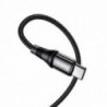 Καλώδιο σύνδεσης Κορδόνι Hoco X50 Exquisito USB-C σε USB-C 5.0A 100W 20V 1μ. Μαύρο