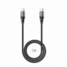 Καλώδιο σύνδεσης Κορδόνι Hoco X50 Exquisito USB-C σε USB-C 5.0A 100W 20V 1μ. Μαύρο