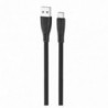 Καλώδιο σύνδεσης Hoco X42 USB σε USB-C 2.4A Fast Charging με Ανθεκτική Σιλικόνη Μαύρο 1m