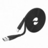 Καλώδιο σύνδεσης Hoco X42 USB σε USB-C 2.4A Fast Charging με Ανθεκτική Σιλικόνη Μαύρο 1m