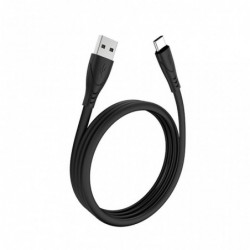 Καλώδιο σύνδεσης Hoco X42 USB σε USB-C 2.4A Fast Charging με Ανθεκτική Σιλικόνη Μαύρο 1m