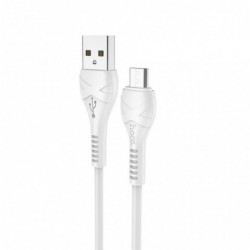 Καλώδιο σύνδεσης Hoco X37 Cool Power USB σε Micro USB Fast Charging 2.4A Λευκό 1m