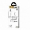 Καλώδιο σύνδεσης Hoco X36 Swift PD USB-C σε Lightning 3.0A 18W Λευκό 1m