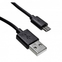Καλώδιο σύνδεσης Jasper USB AM σε Micro USB B Μαύρο 0.7m Bulk