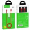 Καλώδιο σύνδεσης Hoco X45 Surplus USB-C σε USB-C 3.0A με Ένδειξη LED για φόρτιση και μεταφορά δεδομένων Κόκκινο 1,8m
