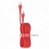 Καλώδιο σύνδεσης Hoco X45 Surplus USB-C σε USB-C 3.0A με Ένδειξη LED για φόρτιση και μεταφορά δεδομένων Κόκκινο 1,8m