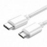 Καλώδιο σύνδεσης Ancus HiConnect USB-C σε Micro USB Λευκό 1m