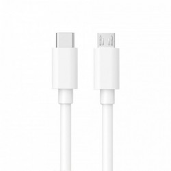 Καλώδιο σύνδεσης Ancus HiConnect USB-C σε Micro USB Λευκό 1m