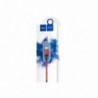 Καλώδιο σύνδεσης Hoco X14 Times Speed USB σε Type C Fast Charging 2.0A Μαύρο/Κόκκινο 1m
