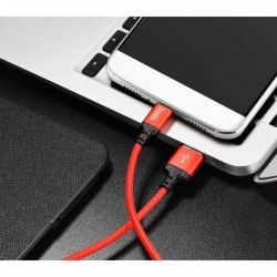 Καλώδιο σύνδεσης Hoco X14 Times Speed USB σε Type C Fast Charging 2.0A Μαύρο/Κόκκινο 1m