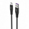 Καλώδιο σύνδεσης Κορδόνι Hoco X22 USB σε USB-C Fast Charging 5.0A Μαύρο 1m